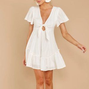 Red Dress Boutique - Don't Mess Around White Dress